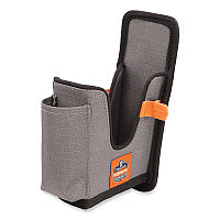 ergodyne Squids 5541 Handheld Barcode Scanner Holster with Belt Clip, 2 Compartments, 2.75 x 3.5 x 7.3, Polyester,Gray (19182)