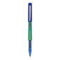 Pilot Precise V5 BeGreen Roller Ball Pen, Stick, Extra-Fine 0.5 mm, Blue Ink, Blue Barrel, Dozen (26301)