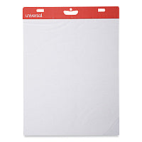 Universal Self-Stick Easel Pad, Unruled, 25 x 30, White, 30 Sheets, 2/Carton (UNV35603)