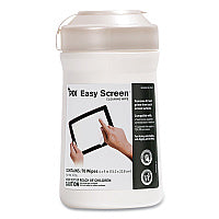 Sani PDI Easy Screen Cleaning Wipes, 1-Ply, 9 x 6, Unscented, White, 70/Pack (P03672)