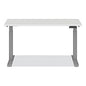 Alera AdaptivErgo Sit-Stand Three-Stage Electric Height-Adjustable Table with Memory Controls, 60 x 24 x 30" to 49", White (ALEHT3SAGBD)