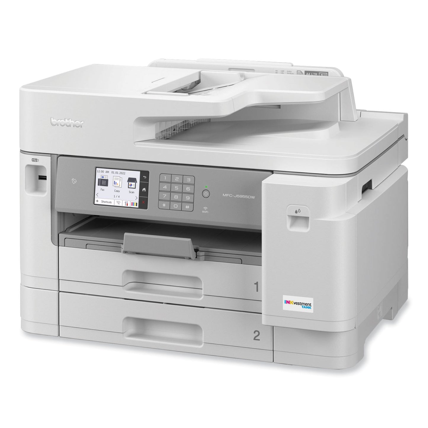 Brother MFC-J5955DW Business Color All-in-One Inkjet Printer, Copy/Fax/Print/Scan