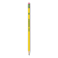 Ticonderoga Pre-Sharpened Pencil, HB (#2), Black Lead, Yellow Barrel, Dozen (13806)