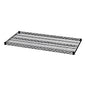 Alera Industrial Wire Shelving Extra Wire Shelves, 48w x 24d, Black, 2 Shelves/Carton (ALESW584824BL)