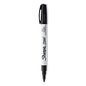 Sharpie Permanent Paint Marker, Fine Bullet Tip, Black (35534)