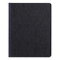 Universal Pressboard Report Cover, Two-Piece Prong Fastener, 3" Capacity, 8.5 x 11, Black/Black (UNV80571)