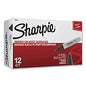Sharpie Chisel Tip Permanent Marker, Medium Chisel Tip, Black, Dozen (38201)