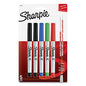 Sharpie Ultra Fine Tip Permanent Marker, Ultra-Fine Needle Tip, Assorted Colors, 5/Set (37675PP)