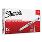 Sharpie Ultra Fine Tip Permanent Marker, Ultra-Fine Needle Tip, Blue, Dozen (37003)