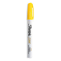 Sharpie Permanent Paint Marker, Fine Bullet Tip, Yellow (35539)