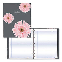 Blueline NotePro Notebook, 1-Subject, Medium/College Rule, Pink/Gray Cover, (75) 9.25 x 7.25 Sheets (A601601)