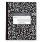 Roaring Spring Marble Cover Composition Book, Wide/Legal Rule, Black Marble Cover, (36) 8.5 x 7 Sheets (77332)