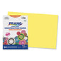 Prang SunWorks Construction Paper, 50 lb Text Weight, 12 x 18, Yellow, 50/Pack (8407)