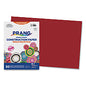 Prang SunWorks Construction Paper, 50 lb Text Weight, 12 x 18, Holiday Red, 50/Pack (9907)