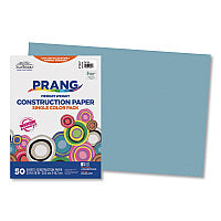 Prang SunWorks Construction Paper, 50 lb Text Weight, 12 x 18, Sky Blue, 50/Pack (7607)