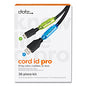 Dotz Cord ID PRO, (12) Cable Identifiers, (12) Device Stickers, (12) Customizable Inserts (21209)