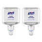 PURELL Advanced Hand Sanitizer Foam, For ES4 Dispensers, 1,200 mL Refill, Refreshing Scent, 2/Carton (505302)