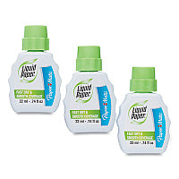 Paper Mate Fast Dry Correction Fluid, 22 ml Bottle, White, 3/Pack (5643115)