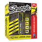 Sharpie Pro Permanent Marker, Broad Chisel Tip, Black, Dozen (2018326A)