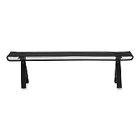 Universal Mesh Off-Desk Shelf, 26.13 x 7 x 7, Black (UNV20009)