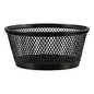 Universal Jumbo Mesh Storage Dish, 4.38" Diameter x 2"h, Black (UNV20014)
