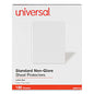 Universal Standard Sheet Protector, Standard, 8.5 x 11, Clear, Non-Glare, 100/Box (UNV21121)
