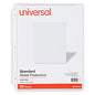 Universal Top-Load Poly Sheet Protectors, Standard Gauge, Letter, Clear, 50/Pack (UNV21124)