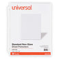 Universal Top-Load Poly Sheet Protectors, Std Gauge, Nonglare, Clear, 50/Pack (UNV21126)