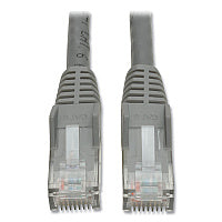 Tripp Lite CAT6 Gigabit Snagless Molded Patch Cable, 50 ft, Gray (N201050GY)
