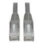 Tripp Lite CAT6 Gigabit Snagless Molded Patch Cable, 50 ft, Gray (N201050GY)