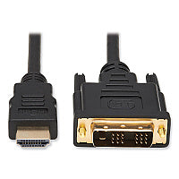 Tripp Lite HDMI to DVI-D Cable, Digital Monitor Adapter Cable (M/M), 6 ft, Black (P566006)
