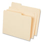 Universal Top Tab File Folders, 1/3-Cut Tabs: Assorted, Letter Size, 0.75" Expansion, Manila, 50/Box (UNV18104)