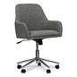 Workspace by Alera Mid-Century Task Chair, Supports Up to 275 lb, 18.9" to 22.24" Seat Height, Gray Seat, Gray Back (ALEWS4241)