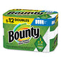 Bounty Select-a-Size Kitchen Roll Paper Towels, 2-Ply, 6 x 11, White, 90 Sheets/Double Roll, 6 Rolls/Carton (05825)