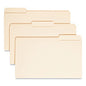 Smead Manila File Folders, 1/3-Cut Tabs: Assorted, Legal Size, 0.75" Expansion, Manila, 100/Box (15330)