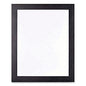 Deflecto Self Adhesive Sign Holders, 11 x 17 Insert, Clear with Black Border, 2/Pack (68886B)