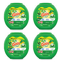 Gain Flings Detergent Pods, Original, 76 Pods/Tub, 4 Tubs/Carton (09207CT)