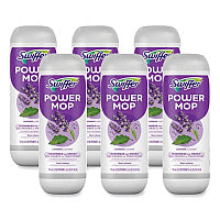 Swiffer PowerMop Refill Cleaning Solution, Lavender Scent, 25.3 oz Refill Bottle, 6/Carton (08421)