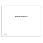 Unicor 7510016650589, Activity Schedule, 11 x 8.5, White Cover, 12-Month (Jan to Dec): 2026, 10/Pack