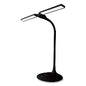 OttLite Wellness Series Pivot LED Desk Lamp with Dual Shades, 13.25" to 26" High, Black (CSN59G5W)