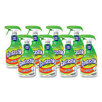 Fantastik Disinfectant Multi-Purpose Cleaner Fresh Scent, 32 oz Spray Bottle, 8/Carton (366095)