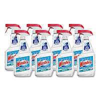 Windex Multi-Surface Vinegar Cleaner, Fresh Clean Scent, 23 oz Spray Bottle, 8/Carton (312620)