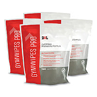 2XL Gym Wipes Professional, 1-Ply, 6 x 8, Unscented, White, 700/Pack, 4 Packs/Carton (L38)