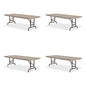 Correll Adjustable Folding Tables, Rectangular, 60" x 30" x 22" to 32", Mocha Granite Top, Brown Legs, 4/Pallet (RA3060244P)
