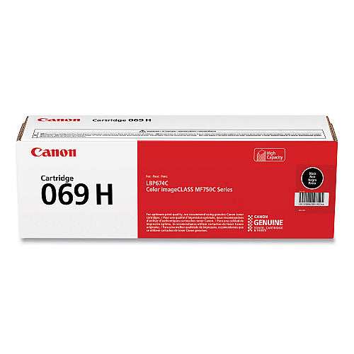 Canon 5098C001 (069H) High-Yield Toner, 7,600 Page-Yield, Black