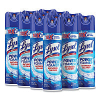 Lysol(R) Power Foam Bathroom Cleaner, 24 oz., 12 Cans (02569CT)
