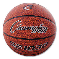 Champion Sports Composite Basketball, Official Intermediate Size, Brown (SB1030)