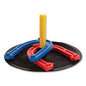 Champion Sports Indoor/Outdoor Rubber Horseshoe Set, 4 Rubber Horseshoes, 2 Rubber Mats, 2 Plastic Dowels (IHS1)