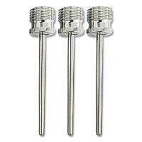 Champion Sports Nickel-Plated Inflating Needles for Electric Inflating Pump, 3/Pack (INB)