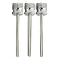 Champion Sports Nickel-Plated Inflating Needles for Electric Inflating Pump, 3/Pack (INB)